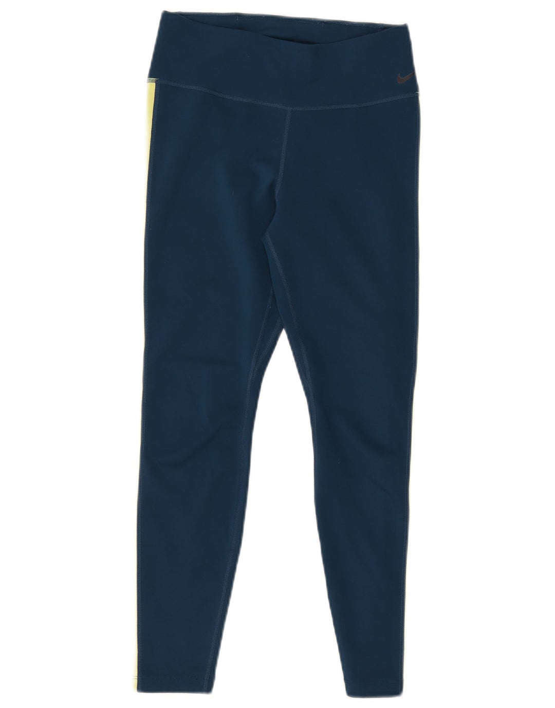 Γυναικείο κολάν NIKE Dri Fit Graphic UK 8 Small Blue Polyester