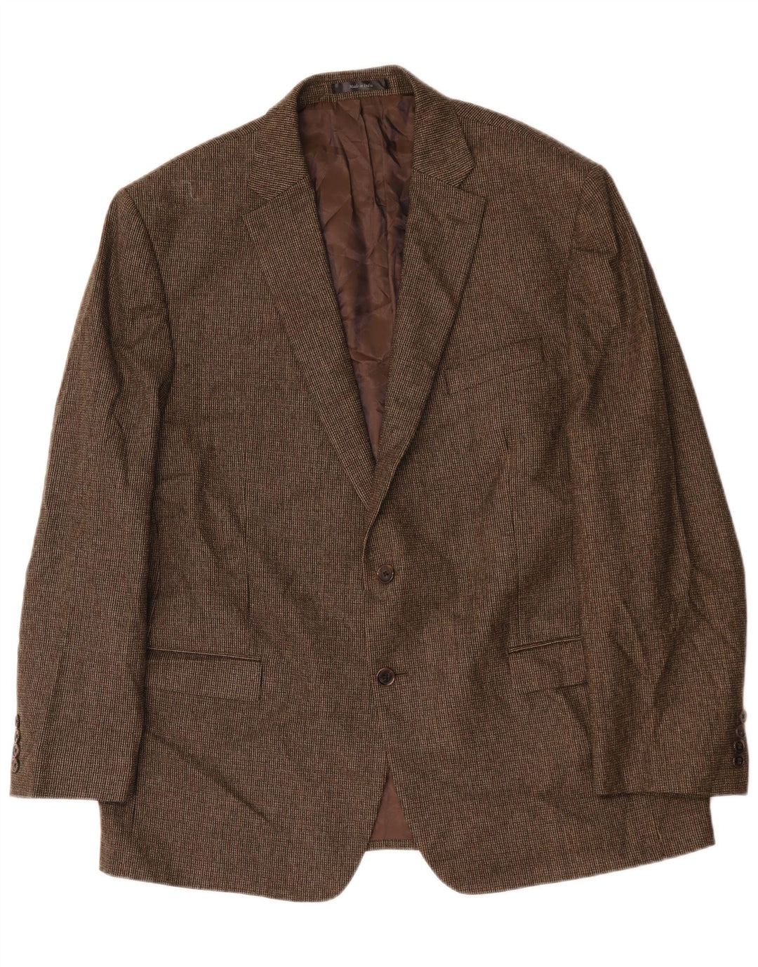 Ralph Lauren Ανδρικό σακάκι με 2 κουμπιά UK 46 XL καφέ μαλλί