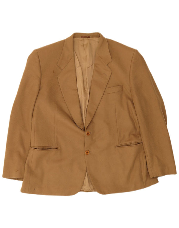 Ermenegildo Zegna Ανδρικό σακάκι με 2 κουμπιά σακάκι IT 52 XL καφέ κασμίρ