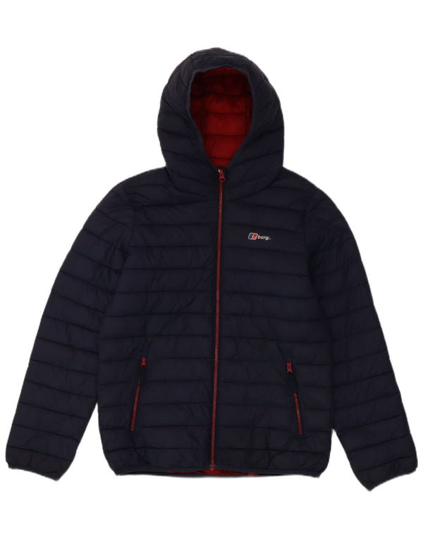 Μπουφάν Berghaus Boys με κουκούλα με επένδυση 12-13 ετών Navy Blue
