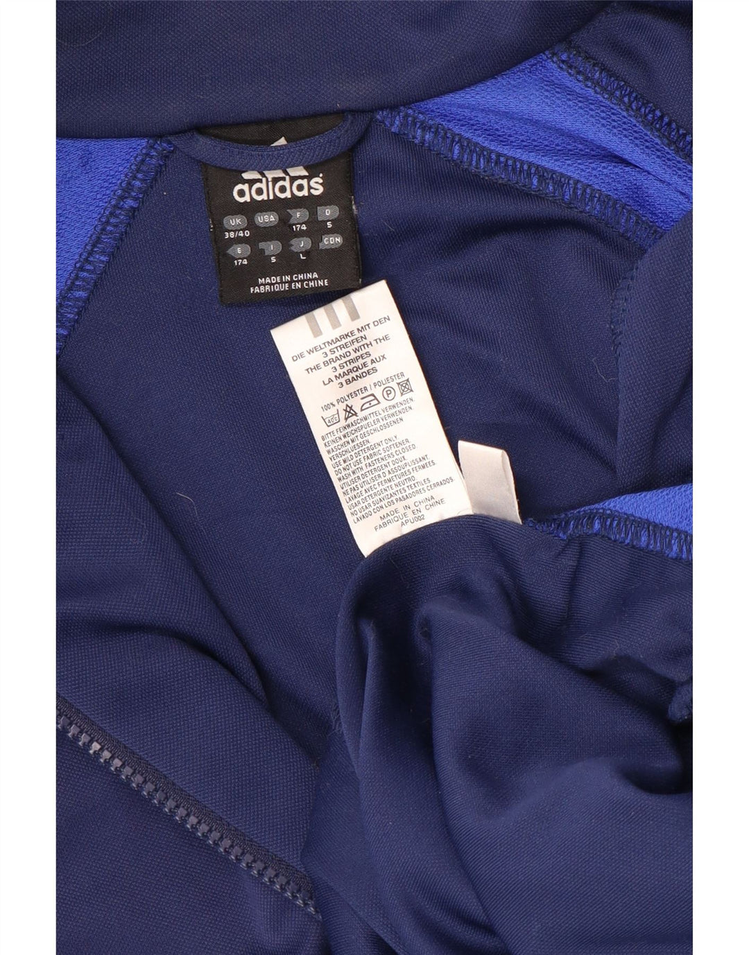 Ανδρική φόρμα Adidas Top Jacket UK 38/40 Medium Navy Blue Sports