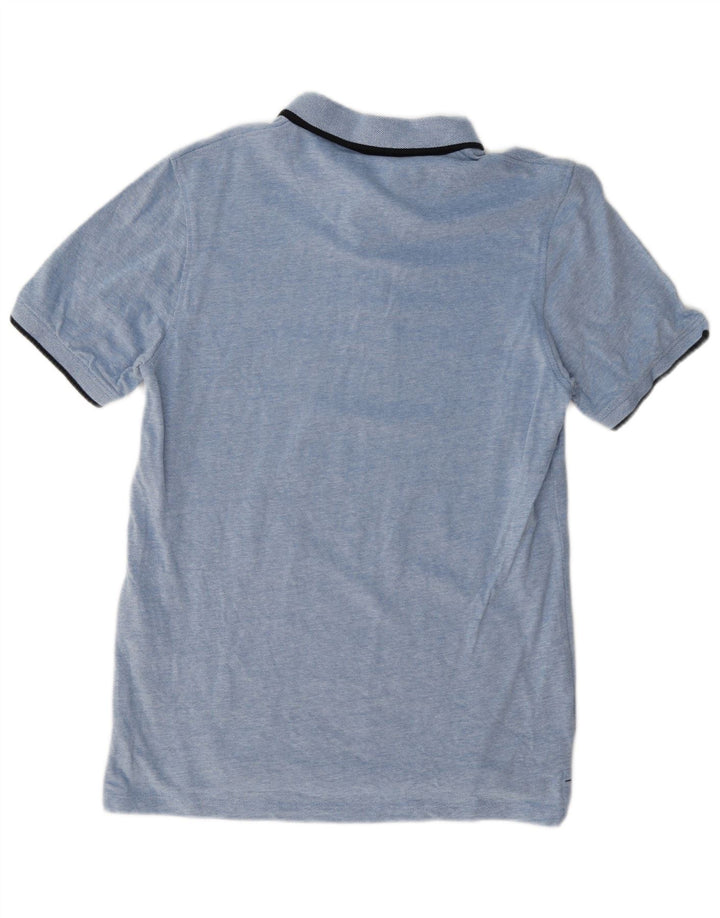 Jack & Jones Ανδρικό μπλουζάκι πόλο μεγάλο μπλε βαμβακερό