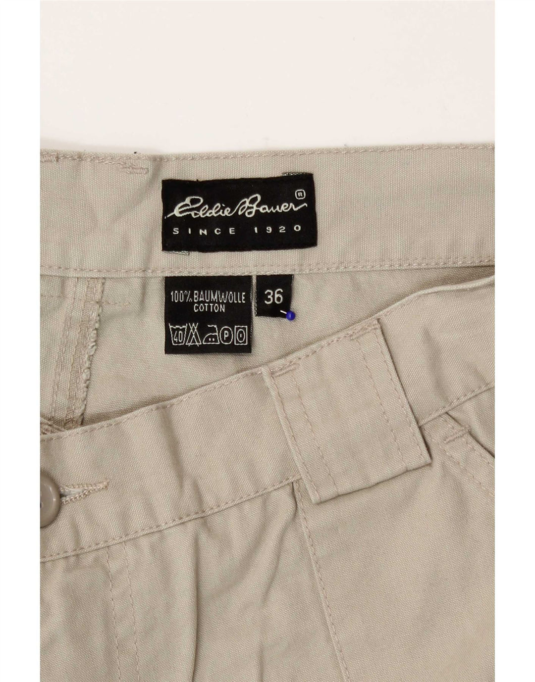 Eddie Bauer Ανδρικό κανονικό σορτς Cargo W36 μεγάλο μπεζ βαμβακερό