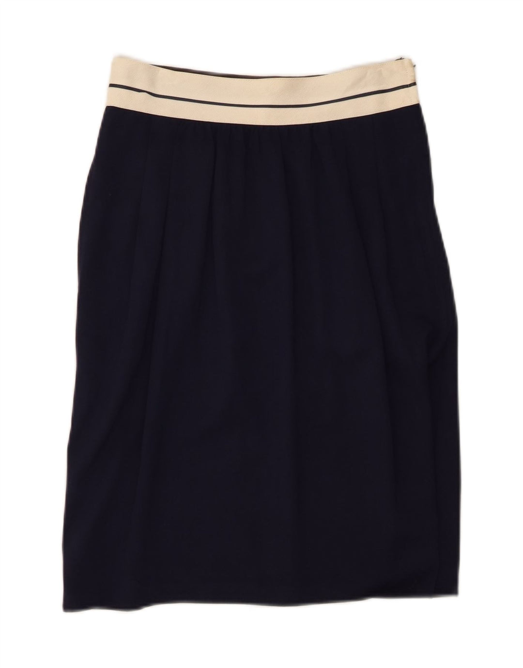 Ferretti Studio Γυναικεία ίσια φούστα UK 12 Medium W26 Navy Blue Rayon