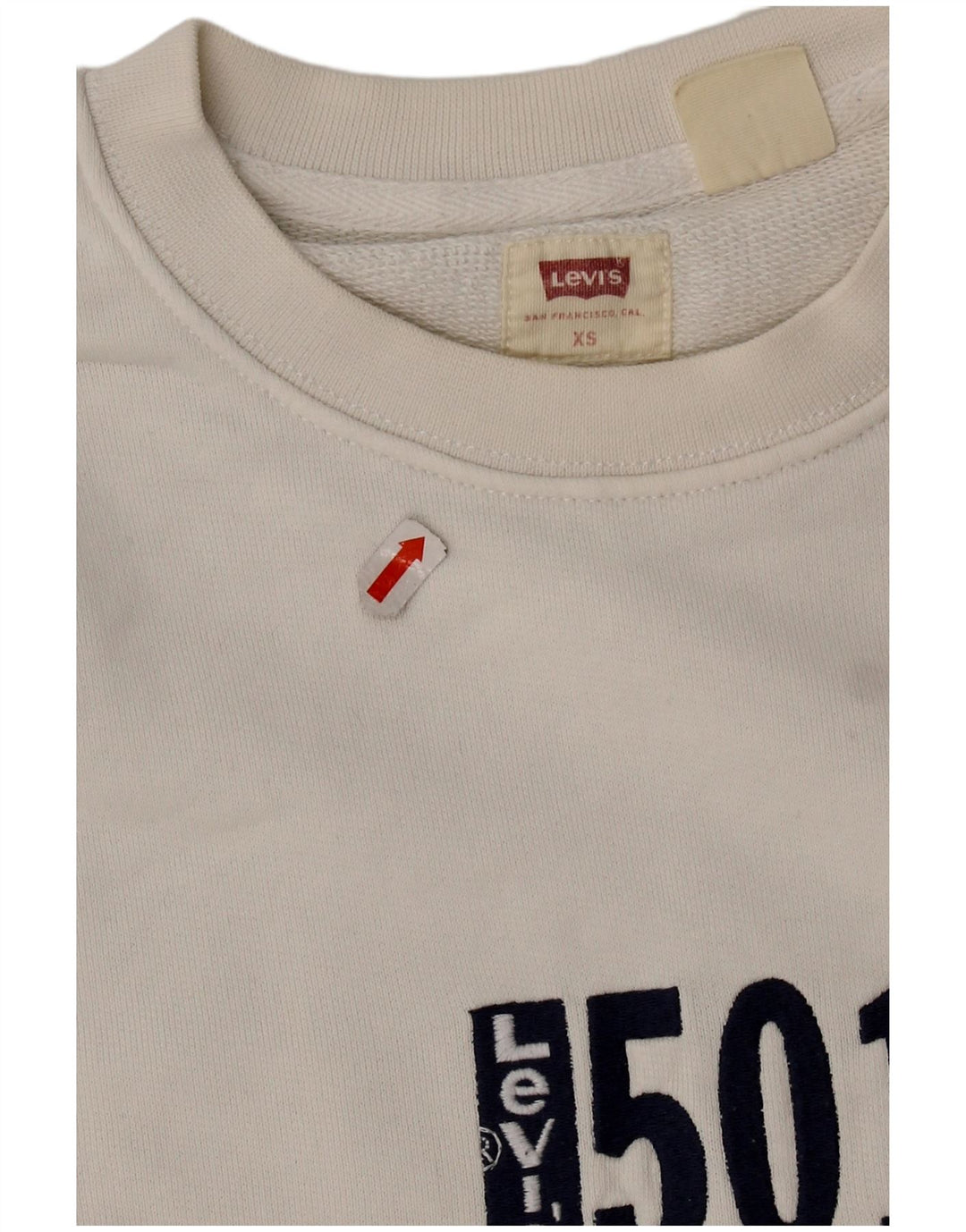 Ανδρικό φούτερ Levi's Graphic Relaxed Fit Jumper XS Off White Βαμβακερό