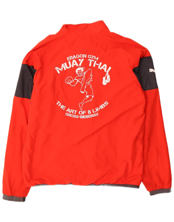 Ανδρική αθλητική φόρμα γραφικών Puma Top Jacket Μεγάλο Κόκκινο Colourblock Sports