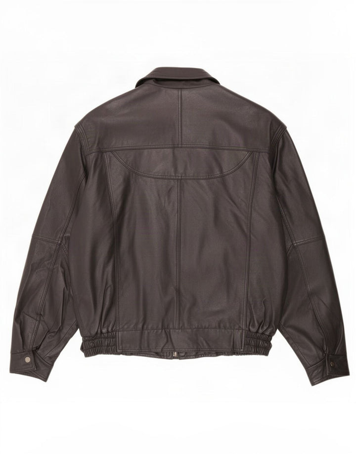 Lakeland Ανδρικό Δερμάτινο Μπουφάν UK 40 Large Μαύρο