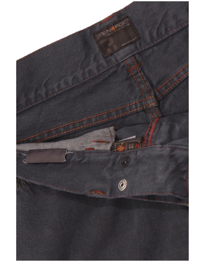 Γυναικείο τζιν με φλάντζα Energie W33 L35 Navy Blue Cotton