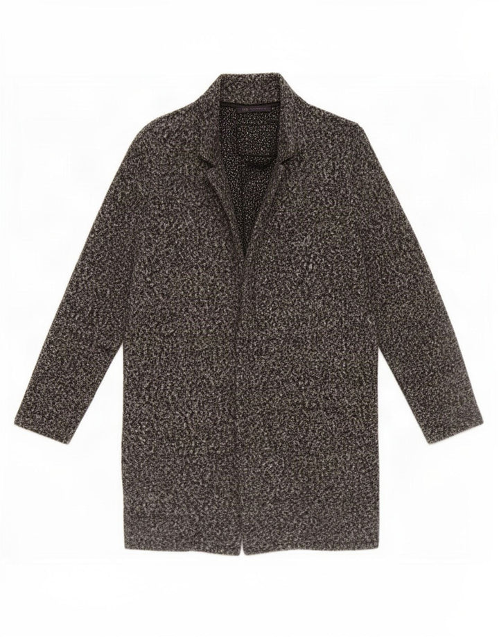 Marks & Spencer Γυναικείο Πανωφόρι UK 8 Small Grey Flecked Polyester