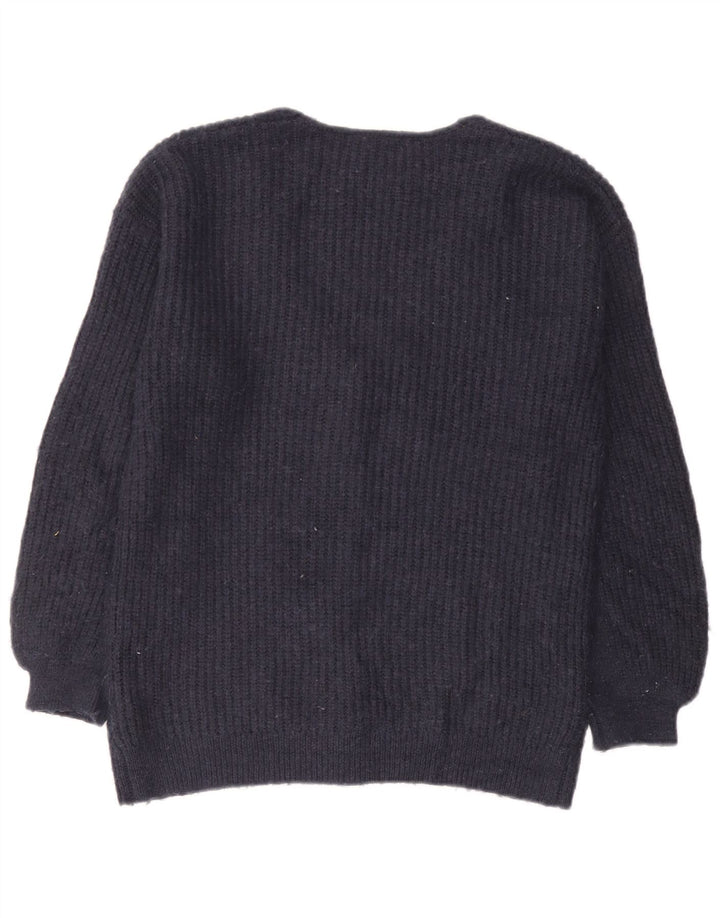 Marks & Spencer Γυναικεία ζακέτα υπερμεγέθη πουλόβερ UK 10 Small Navy Blue