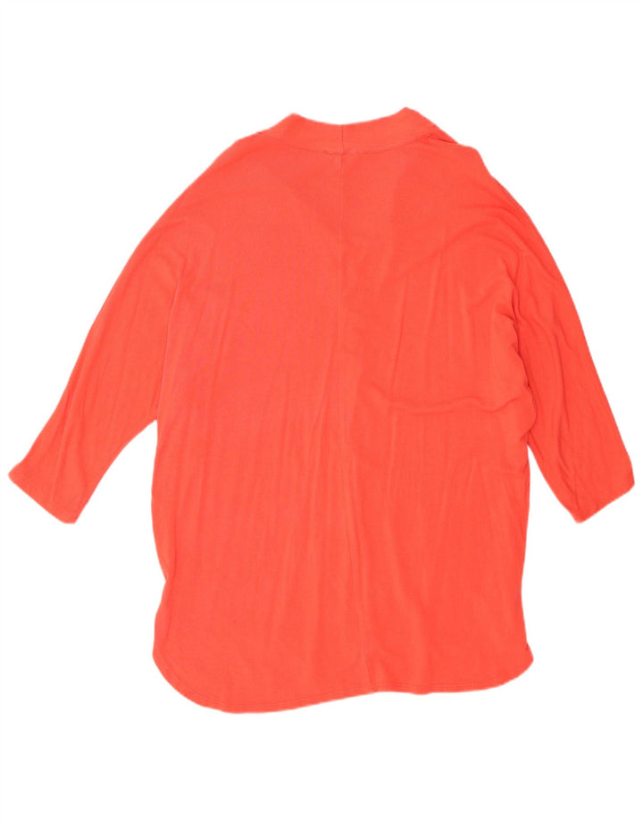 Φάση Οκτώ Γυναικείο Oversized Top 3/4 Sleeve UK 12 Medium Orange