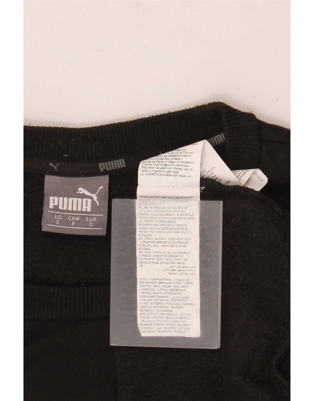 Ανδρικό φούτερ Puma Jumper Μικρό μαύρο βαμβακερό