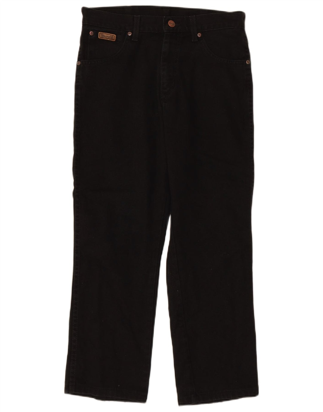 Ανδρικό τζιν Texas Straight WRANGLER W30 L26 μαύρο βαμβακερό