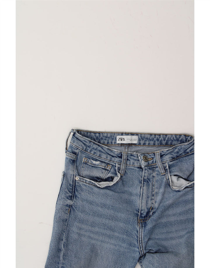 ZARA Womens Slim Jeans EU 34 2XS W24 L26 Blue Vintage Zara and Second-Hand Zara from Messina Hembry 