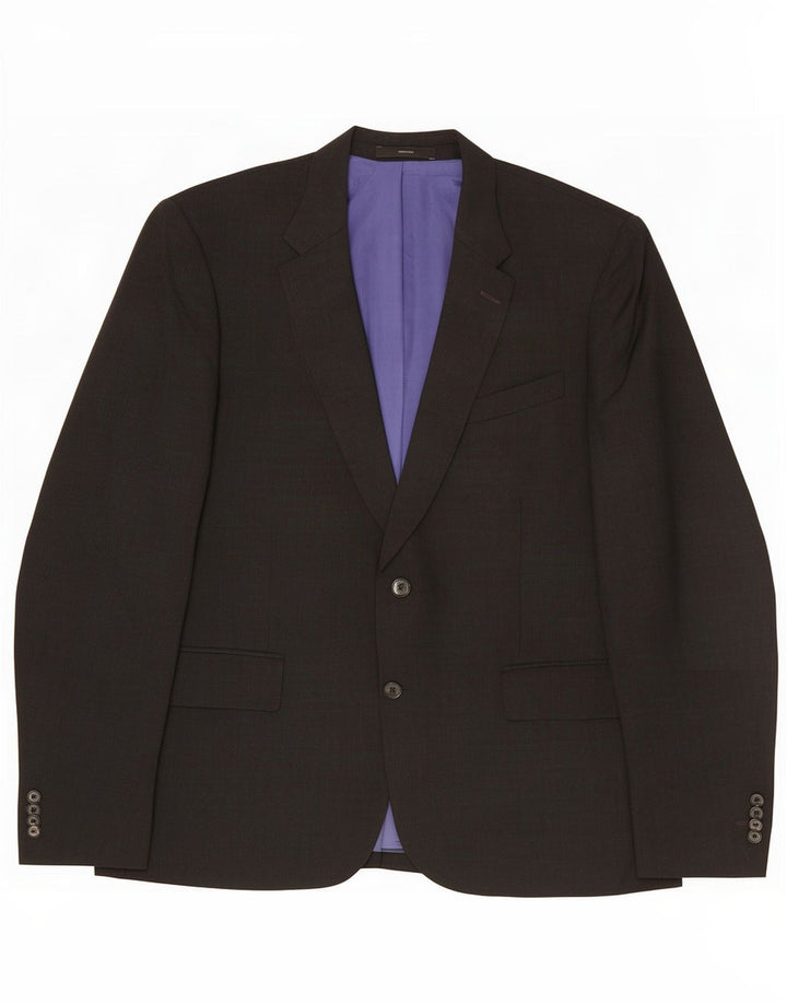 Paul Smith Ανδρικό σακάκι σακάκι με 2 κουμπιά Soho UK 42 XL γκρι μαλλί