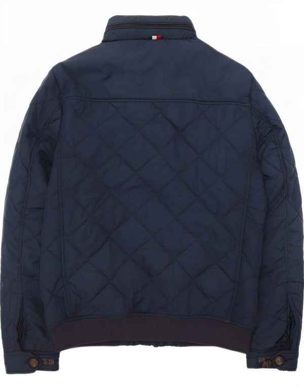 Tommy Hilfiger Ανδρικό καπιτονέ μπουφάν UK 36 Small Navy Blue Polyester