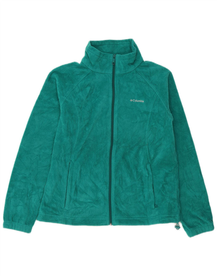 Columbia Γυναικείο Fleece Jacket UK 18 XL Green Polyester