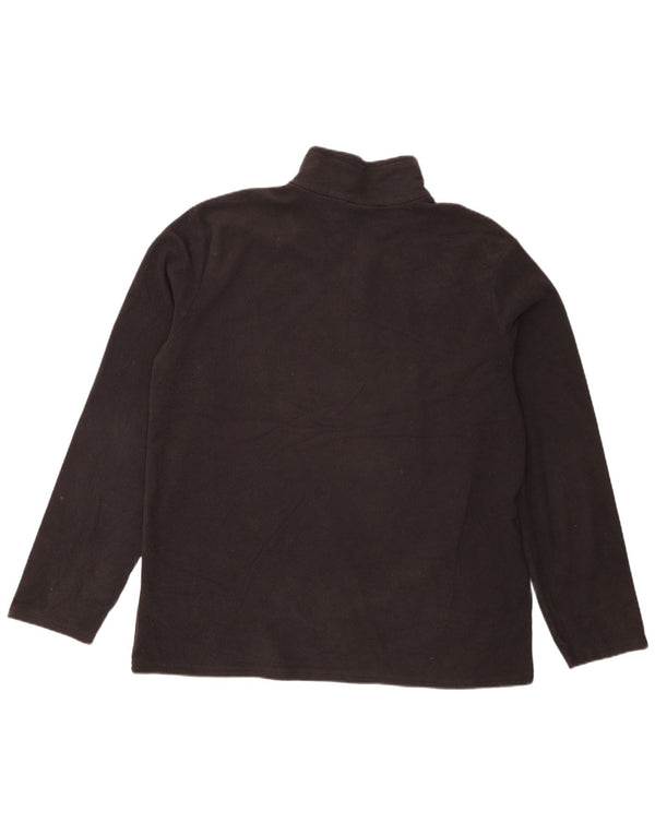 Mountain Warehouse Ανδρικό φερμουάρ Fleece Jumper XL Μαύρο πολυεστέρα