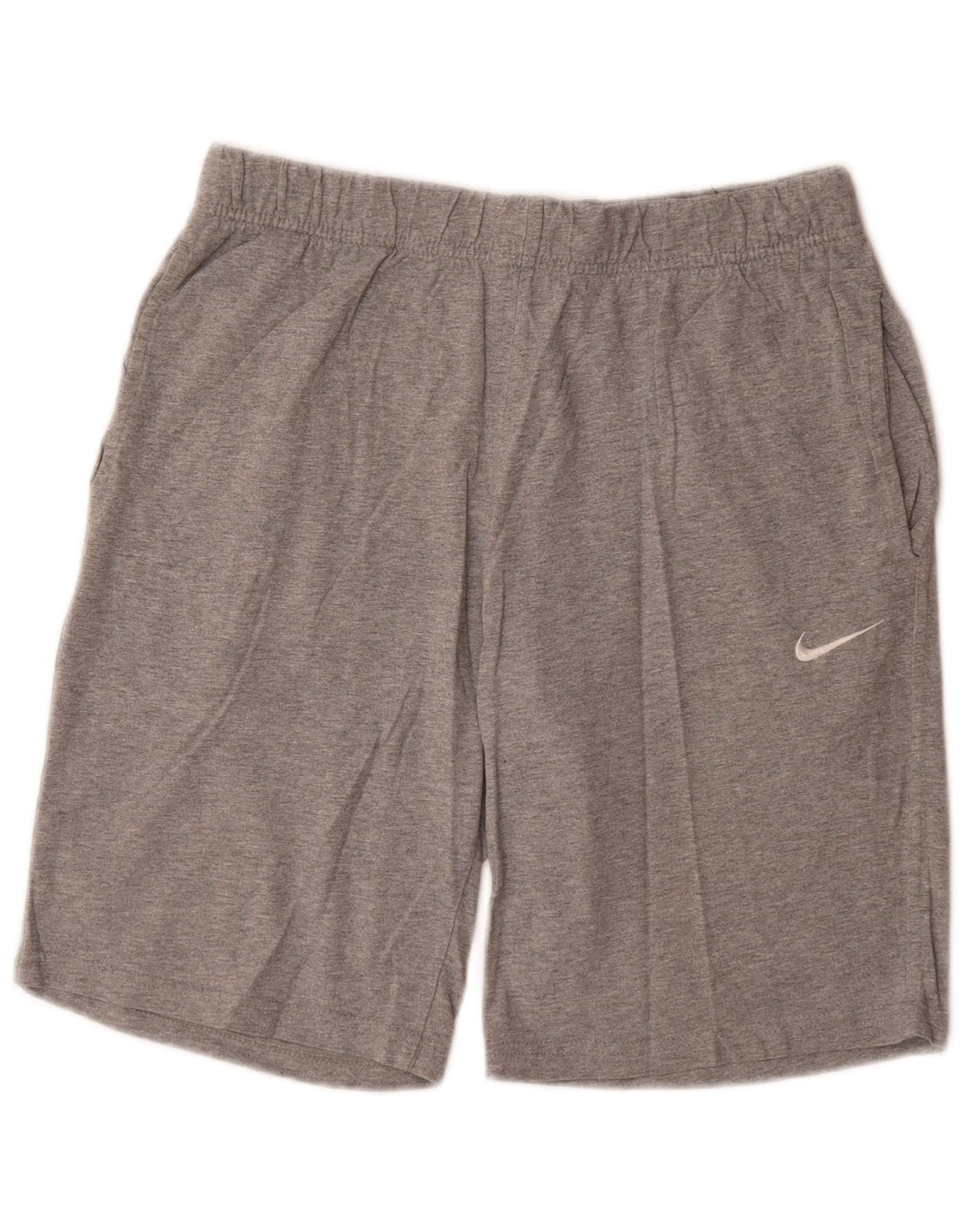 Ανδρικό αθλητικό σορτς Nike μεγάλο γκρι βαμβακερό