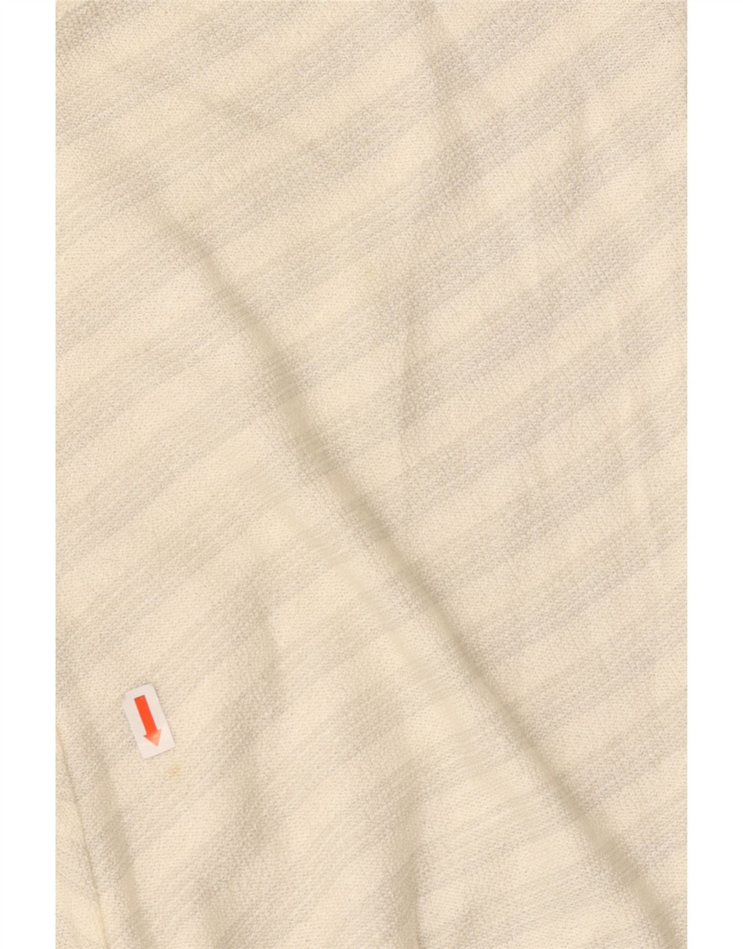 VINTAGE Γυναικείο Cami Top UK 14 Medium White Chevron