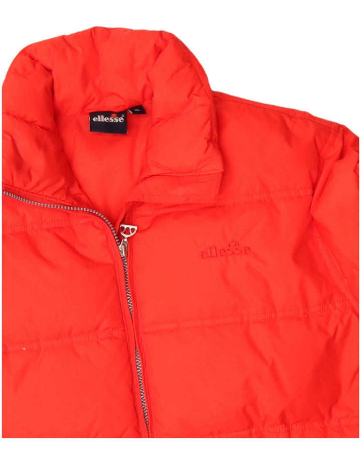 Ellesse Γυναικείο μπουφάν με επένδυση UK 18 XL Orange Polyamide