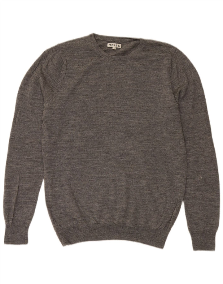 Ανδρικό πουλόβερ Reiss Crew Neck Jumper Medium Grey Flecked