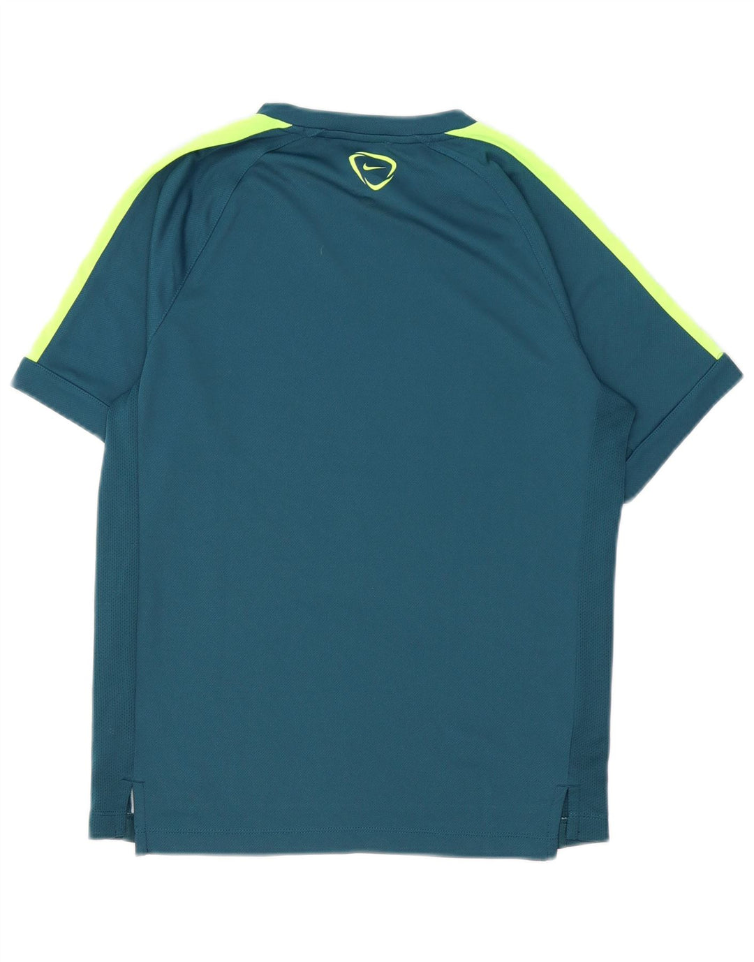 Ανδρικό γραφικό μπλουζάκι Nike Dri Fit Τοπ μεσαίου μπλε χρώματος πολυεστέρας