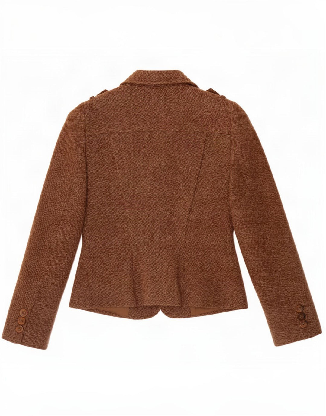 Luisa Spagnoli Γυναικείο σακάκι με 3 κουμπιά σακάκι IT 42 Medium Brown Flecked