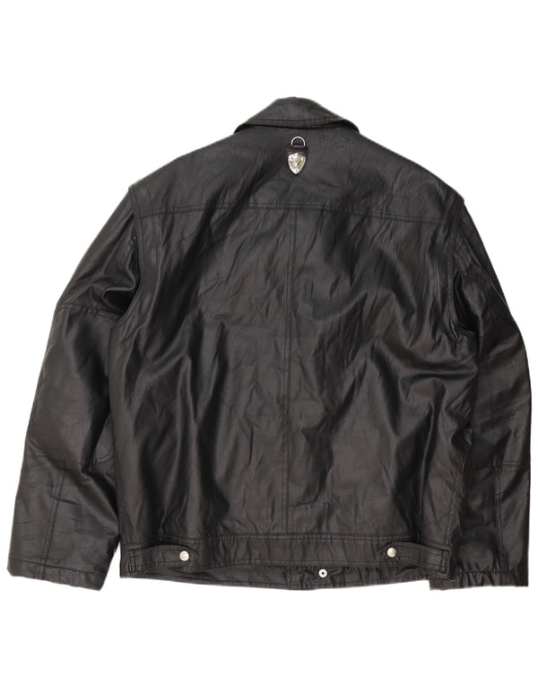Ανδρικό Utility Jacket Piero Guidi UK 42 XL Μαύρο