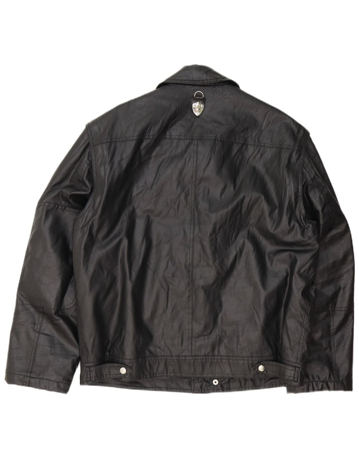 Ανδρικό Utility Jacket Piero Guidi UK 42 XL Μαύρο
