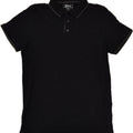 MOUNTAIN WAREHOUSE Ανδρικό Πόλο Μπλουζάκι Μικρό Μαύρο Βαμβακερό