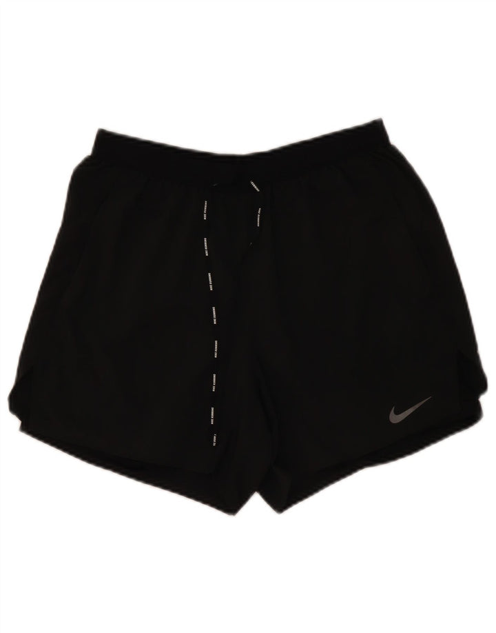 Γυναικείο αθλητικό σορτς Nike Dri Fit UK 12, μεσαίο μαύρο