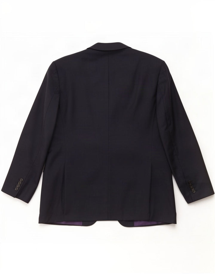 Marks & Spencer Ανδρικό μπλέιζερ με 3 κουμπιά μπουφάν UK 44 XL Navy Blue Wool