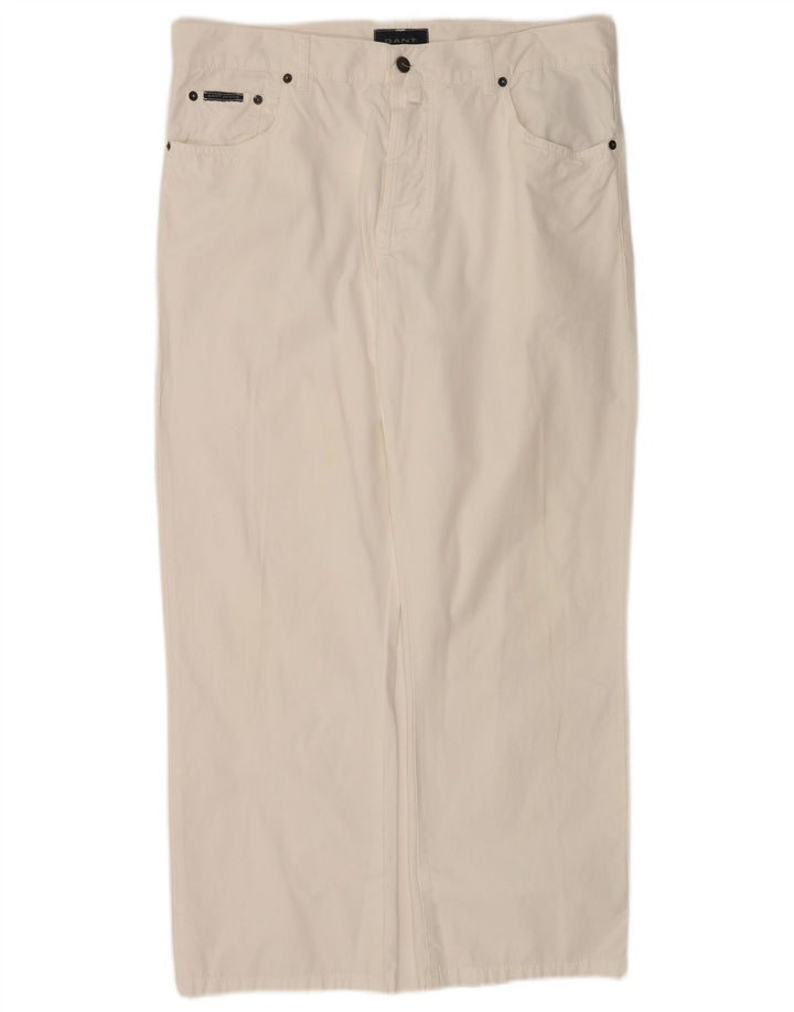 Ανδρικό Gant Loose Jeans W36 L28 Λευκό βαμβακερό