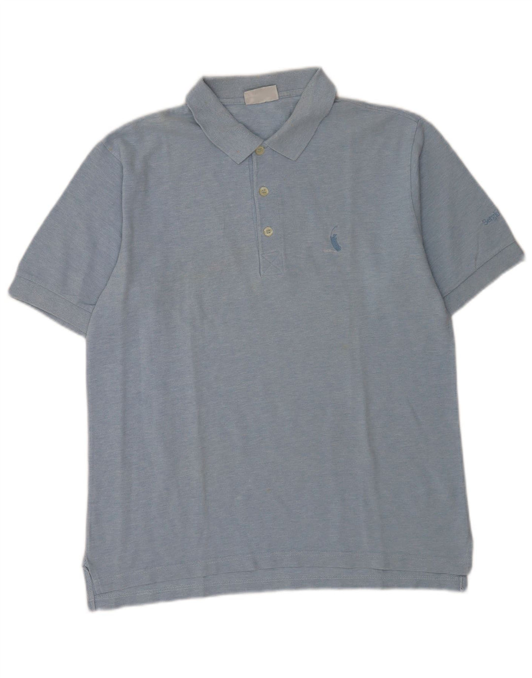 Sergio Tacchini Ανδρικό μπλουζάκι πόλο IT 50, μεσαίο μπλε βαμβακερό