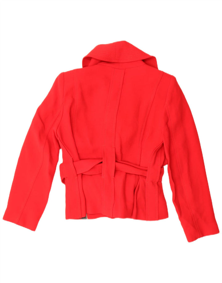 Zara Γυναικείο Κοντό Πανωφόρι UK 18 XL Red Rayon