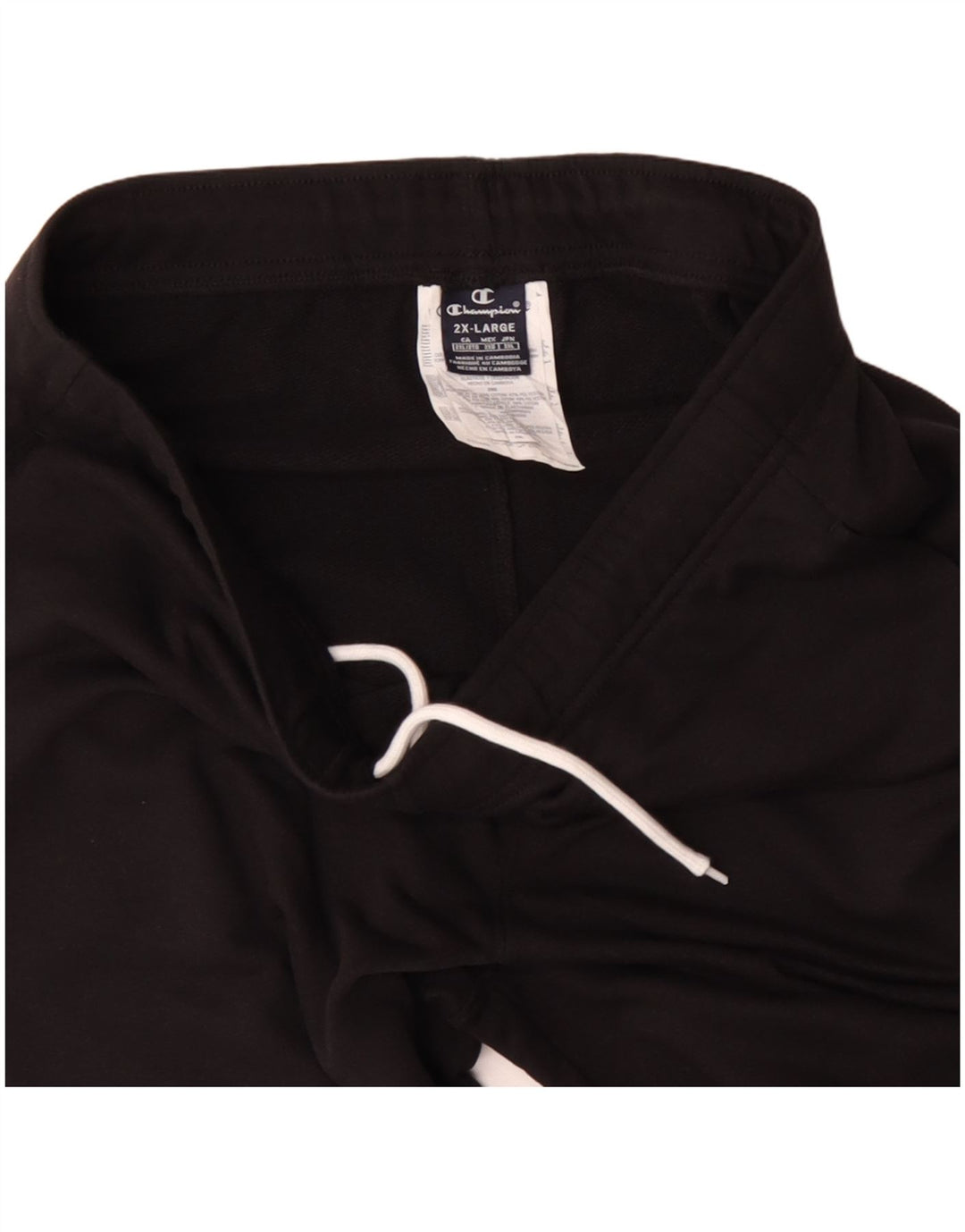 Ανδρική φόρμα Champion Παντελόνι Joggers 2XL Μαύρο Βαμβακερό