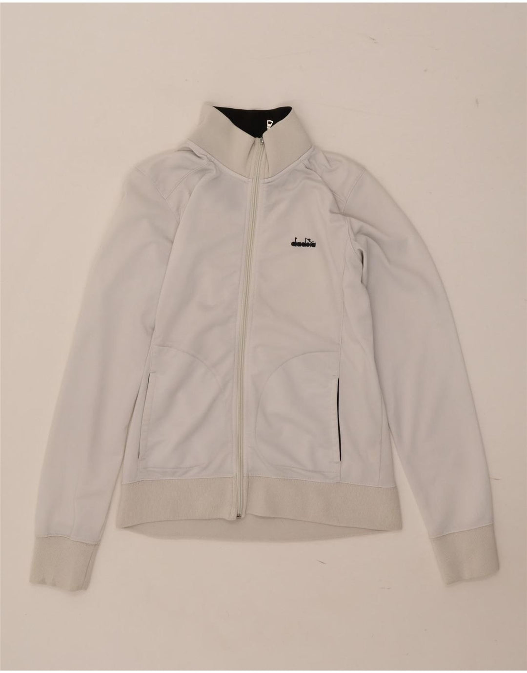 Γυναικεία αθλητική φόρμα Diadora Top Jacket UK 14 Large White Polyester