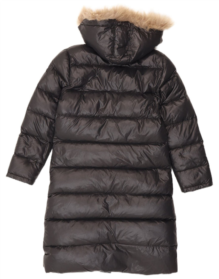 Ellesse Γυναικείο παλτό με κουκούλα UK 14 Medium Black Nylon
