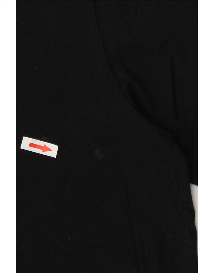 Ανδρικό T-Shirt Hugo Boss Top μεγάλο μαύρο βαμβακερό