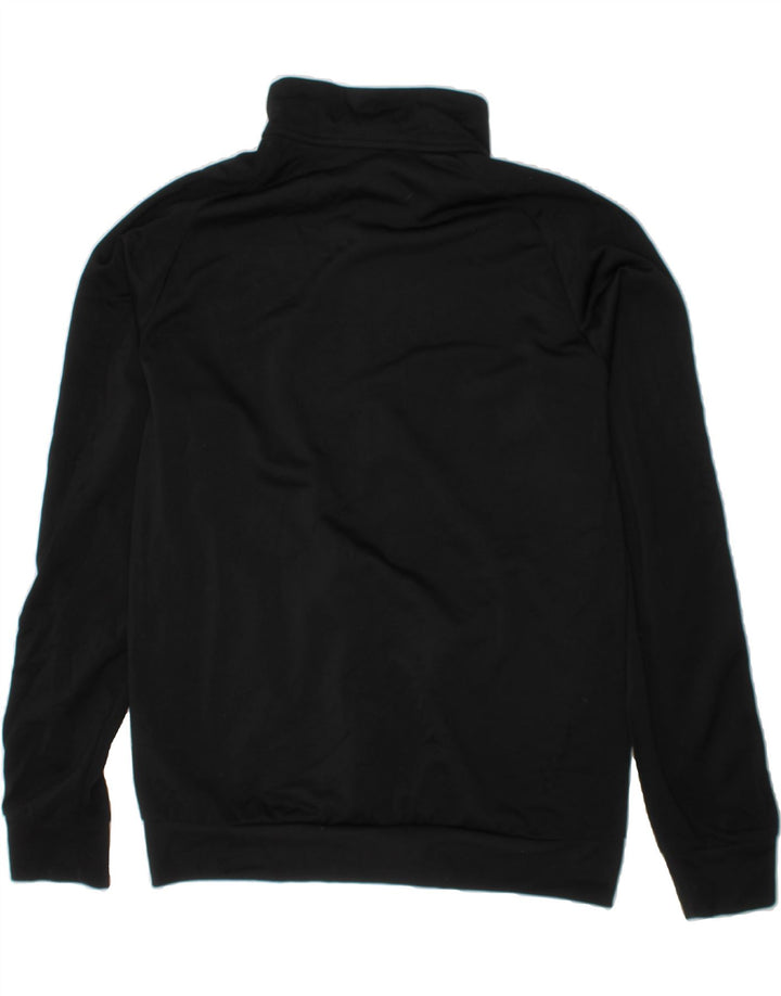 ADIDAS Boys Tracksuit Top Jacket 13-14 Years Black Polyester Vintage Adidas and Second-Hand Adidas from Messina Hembry 