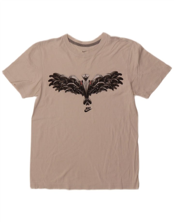 Ανδρικό γραφικό μπλουζάκι NIKE, μικρό λευκό