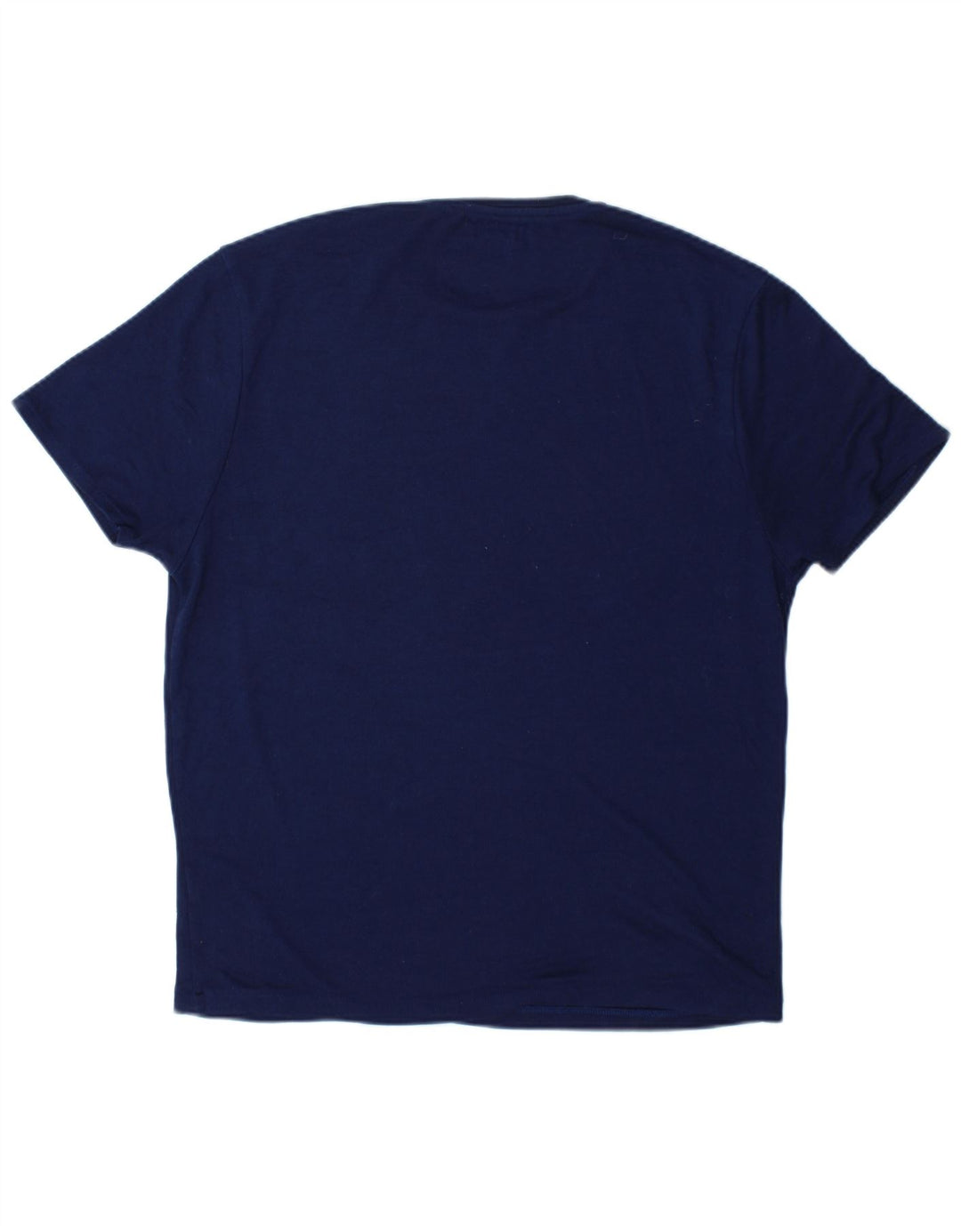 Zara Ανδρικό T-Shirt Top Large Navy Blue Polyester