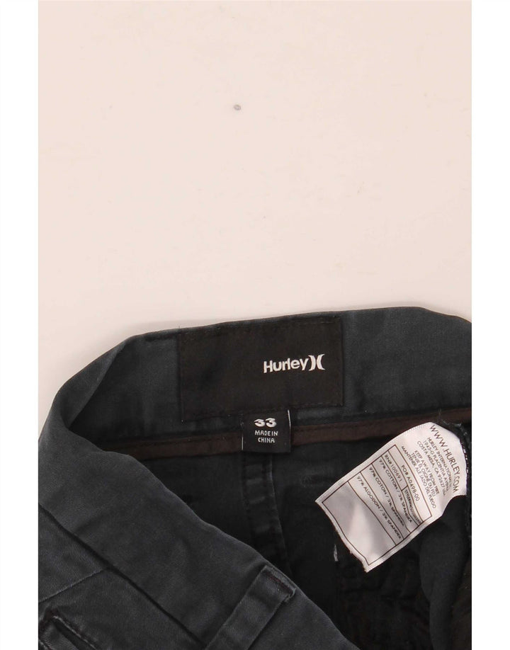 Ανδρικό σορτς Chino Hurley W33, μεσαίο μπλε, βαμβακερό