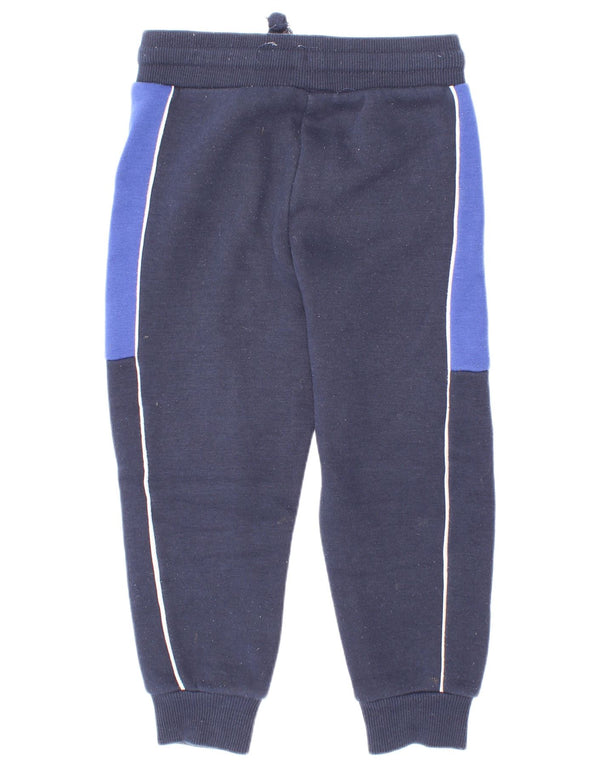 Ellesse Boys Tracksuit Trousers Joggers 3-4 Years Navy Blue Colorblock