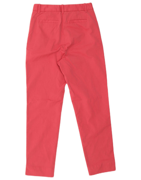 Marks & Spencer Γυναικείο ψηλόμεσο παντελόνι Chino UK 8 Small W26 L27 Pink
