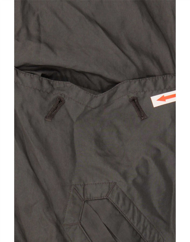 Vintage Ανδρικό Bomber Jacket UK 38 Medium Grey Silk
