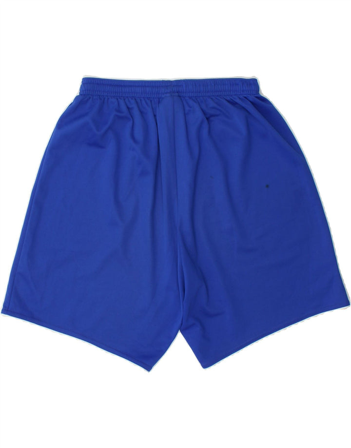 ADIDAS Boys Climalite Sport Shorts 9-10 Years Small  Blue Polyester Vintage Adidas and Second-Hand Adidas from Messina Hembry 