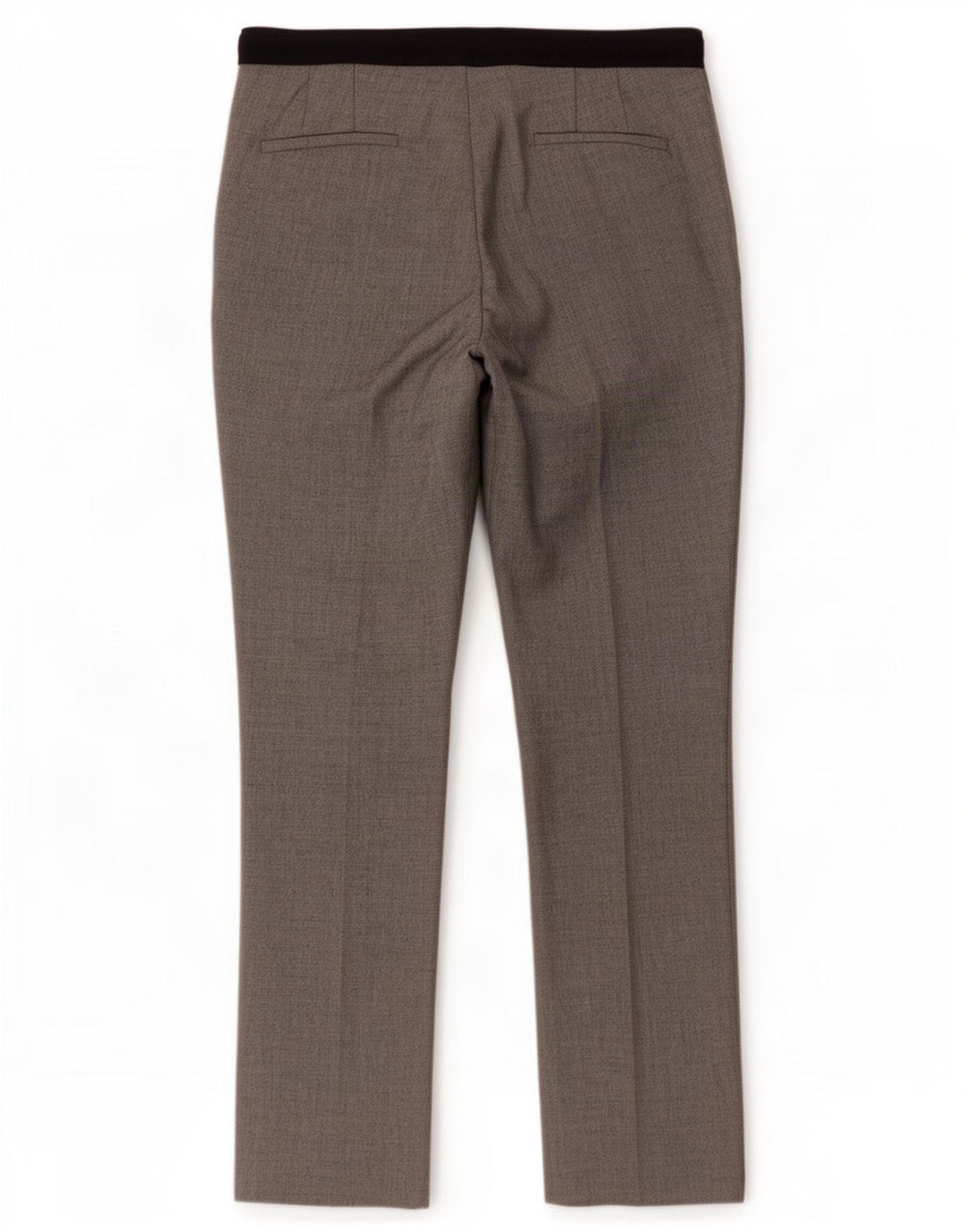 Zara Γυναικείο λεπτό παντελόνι Chino μεγάλο W30 L27 Γκρι πολυεστέρας