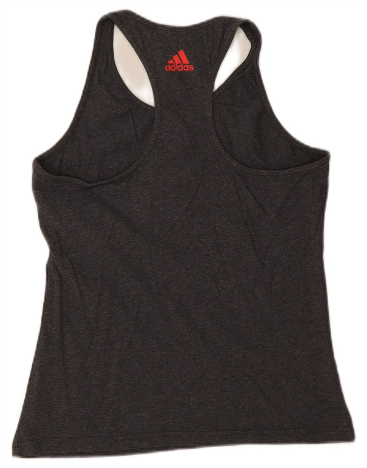 Γυναικείο γραφικό γιλέκο Adidas Top UK 8 Small Grey Flecked